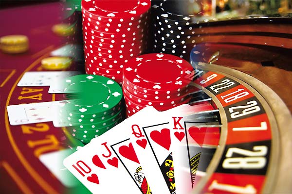 jeux casino cartes dés jetons roulette